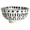 Gusta schaaltje zwart-wit petiscos Ø12cm zon