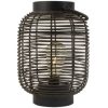 Rotan Lantaarn met led 17cm Gusta