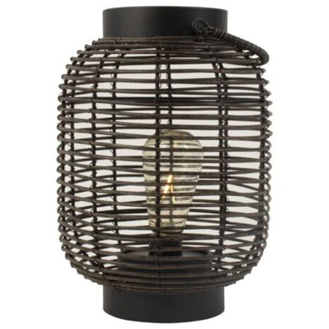 Rotan Lantaarn met led 17cm Gusta
