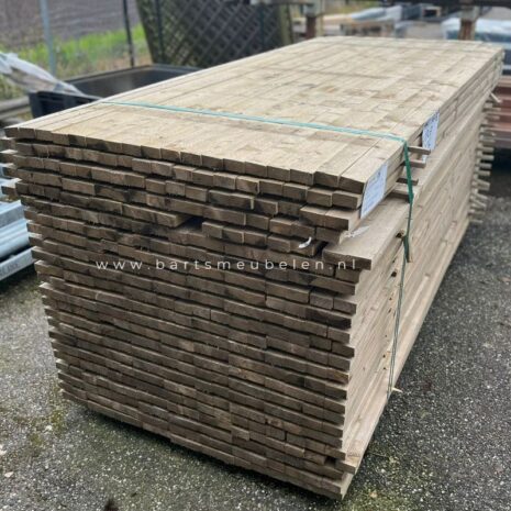 Steigerhouten plank smal 30x62mm, 250cm lang old-look