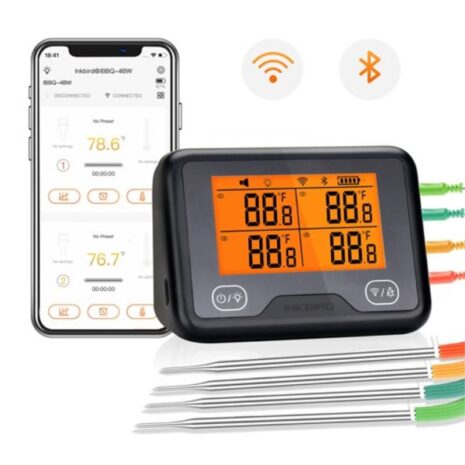 Wifi Bluetooth thermometer Inkbird IBBQ 4BW Wifi + Bluetooth thermometer Inkbird IBBQ-4BW