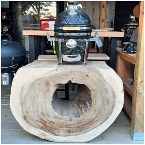 Showmodel - Design blok suarhout + Kamado compact Yakiniku