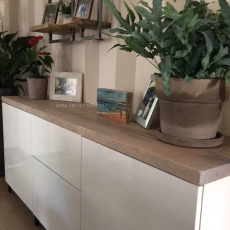 eikenhouten blad voor op ikea meubel