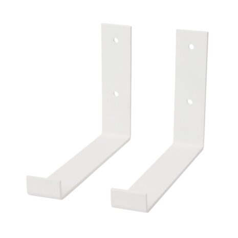 witte drager voor een wandplank van 20 cm