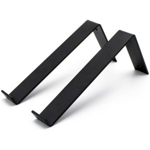 zwarte muurbeugel industrieel 25 cm