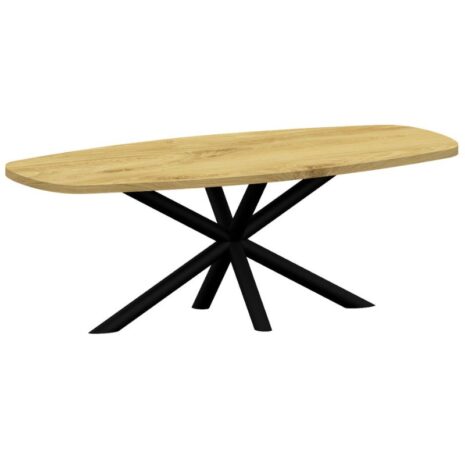 Eikenhouten tafel deens ovaal met matrix rond 40 van eiken Eikenhouten tafel deens ovaal met matrix rond (40) van eiken