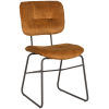 0Eetkamerstoel Dez Oker Velours 49x60x87 cm Perspectief