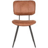 0Eetkamerstoel Fos Cognac Leder 49x60x87 cm Voorkant