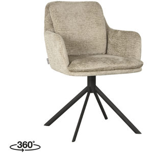 Eetkamerstoel Joy - Beige Fluweel