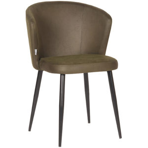 Eetkamerstoel Wave - Army Green Microvezel