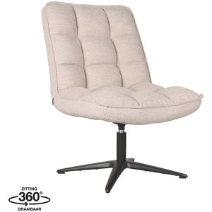 LABEL51 Fauteuil Vince - Naturel - Boucle