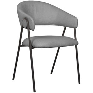 LABEL51 Eetkamerstoel Lowen - Grijs - Boucle