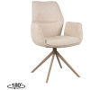 0dining chair mellow 58x63x92 cm touch naturel grey metal perspectief 180
