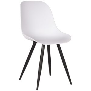 Eetkamerstoel Monza - Wit Kunststof