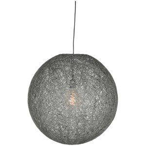 LABEL51 Hanglamp Twist - Grijs - Vlas - L
