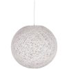 0hanglamp twist wit vlas 45x45x45 cm voorkant aan 1 0hanglamp twist wit vlas 45x45x45 cm voorkant aan 1