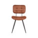 1Eetkamerstoel Gus Cognac Microvezel 49x60x87 cm Voorkant