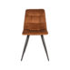 1Eetkamerstoel Jelt Ocher Velours 45x56x85 cm Voorkant 1Eetkamerstoel Jelt Ocher Velours 45x56x85 cm Voorkant