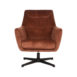 1Fauteuil Toby Rust Velours 75x80x85 cm Voorkant