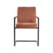 1eetkamerstoel milo cognac microvezel 55x55x85 cm voorkant 1eetkamerstoel milo cognac microvezel 55x55x85 cm voorkant