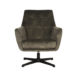 2Fauteuil Toby Hunter Velours 75x80x85 cm Voorkant