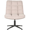 2Fauteuil Vince Naturel Boucle 63x74x91 cm Voorkant 2Fauteuil Vince Naturel Boucle 63x74x91 cm Voorkant