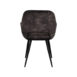 3Eetkamerstoel Chair Fer Antraciet Velours 60x59x87 cm Achter