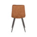 3Eetkamerstoel Jelt Ocher Velours 45x56x85 cm Achterkant 3Eetkamerstoel Jelt Ocher Velours 45x56x85 cm Achterkant