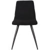 3Eetkamerstoel Jep Zwart Teddy 45x56x85 Cm Voorkant