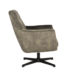3Fauteuil Toby Hunter Velours 75x80x85 cm Zijkant