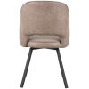 4Eetkamerstoel Lewis 52x58x84 Cm Taupe Micro Suede Achterkant