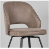 5Eetkamerstoel Lewis 52x58x84 Cm Taupe Micro Suede Detail