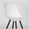 5eetkamerstoel monza wit pp zwart metaal 46x54x85 cm detail