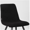 6Eetkamerstoel Jep Zwart Teddy 45x56x85 Cm Detail