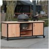 Douglas buitenkeuken industrieel+ Grill Guru kamado & kookpit en wokpan