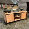 Douglas buitenkeuken industrieel+ Grill Guru kamado large & wok