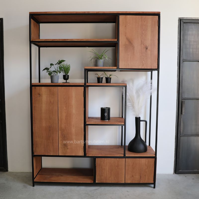 Moderne kast eik en staal - Morning wood