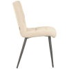 3eetkamerstoel sam 57x45x86 cm touch sand zijkant Boucle Eettafelstoel Sam - Zand Boucle achterkant
