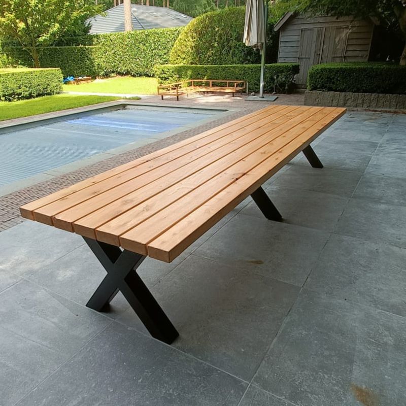 eucalyptus tuintafel 400cm lang