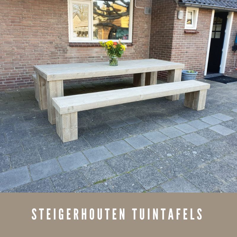 steigerhouten tuintafels