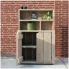 tuinkast belle van steigerhout met open deur tuinkast belle van steigerhout met open deur
