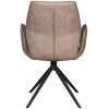 4Eetkamerstoel Mellow 58x63x92 Cm Taupe Micro Suede Achterkant 4Eetkamerstoel Mellow 58x63x92 Cm Taupe Micro Suede Achterkant