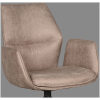 5Eetkamerstoel Mellow 58x63x92 Cm Taupe Micro Suede Detail 5Eetkamerstoel Mellow 58x63x92 Cm Taupe Micro Suede Detail