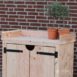 Detail Foto Lage tuinkast douglas hout L100xH100xB50 Detail Foto Lage tuinkast douglas hout L100xH100xB50