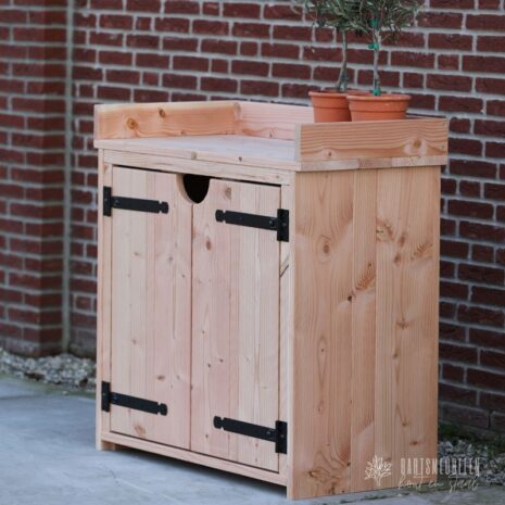 Lage tuinkast douglas 100x100x50cm Lage tuinkast douglas 100x100x50cm