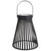 SOLAR LANTAARN O18X21CM ZWART SOLAR LANTAARN Ø18X21CM ZWART