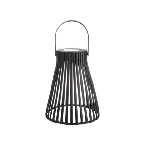 SOLAR LANTAARN O18X21CM ZWART SOLAR LANTAARN Ø18X21CM ZWART