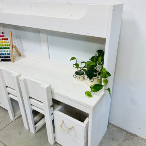 Steigerhouten speelmeubel 17 voorraadmodel twee stoelen