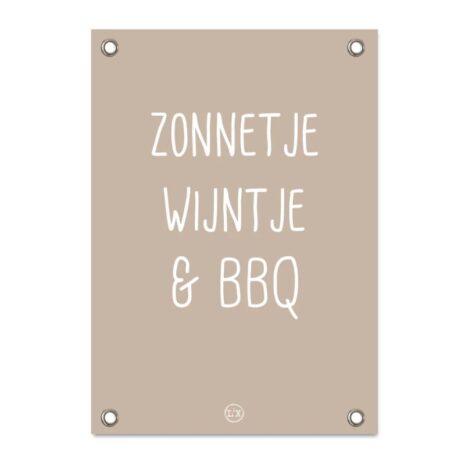 tuinposter zonnetje wijntje en bbq tuinposter zonnetje wijntje en bbq
