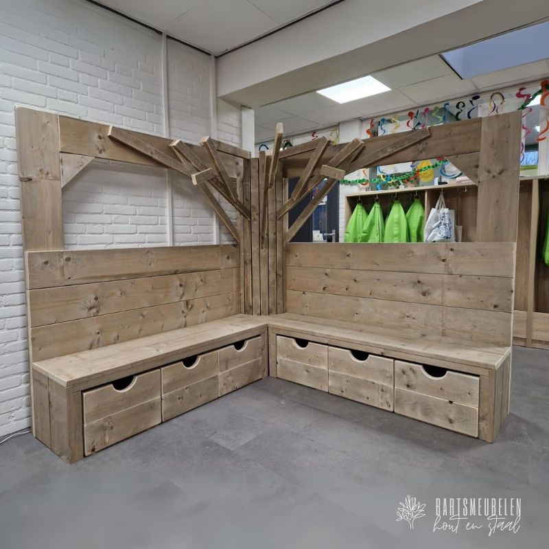 Boomhut speelhoek van steigerhout Boomhut speelhoek van steigerhout